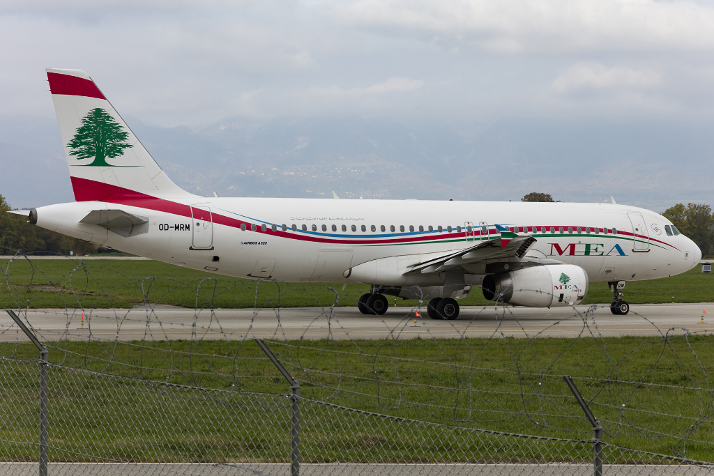 Middle East Airlines, OD-MRM, Airbus, A320-232, 17.10.2015, GVA, Geneve, Switzerland 



