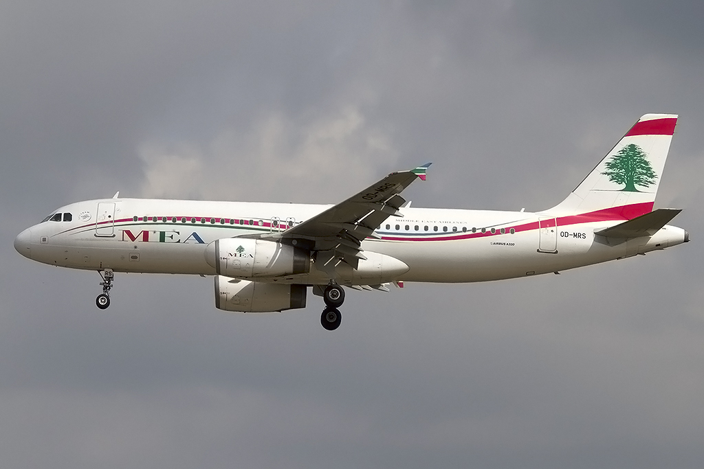Middle East Airlines, OD-MRS, Airbus, A320-232, 21.06.2014, FRA, Frankfurt, Germany 



