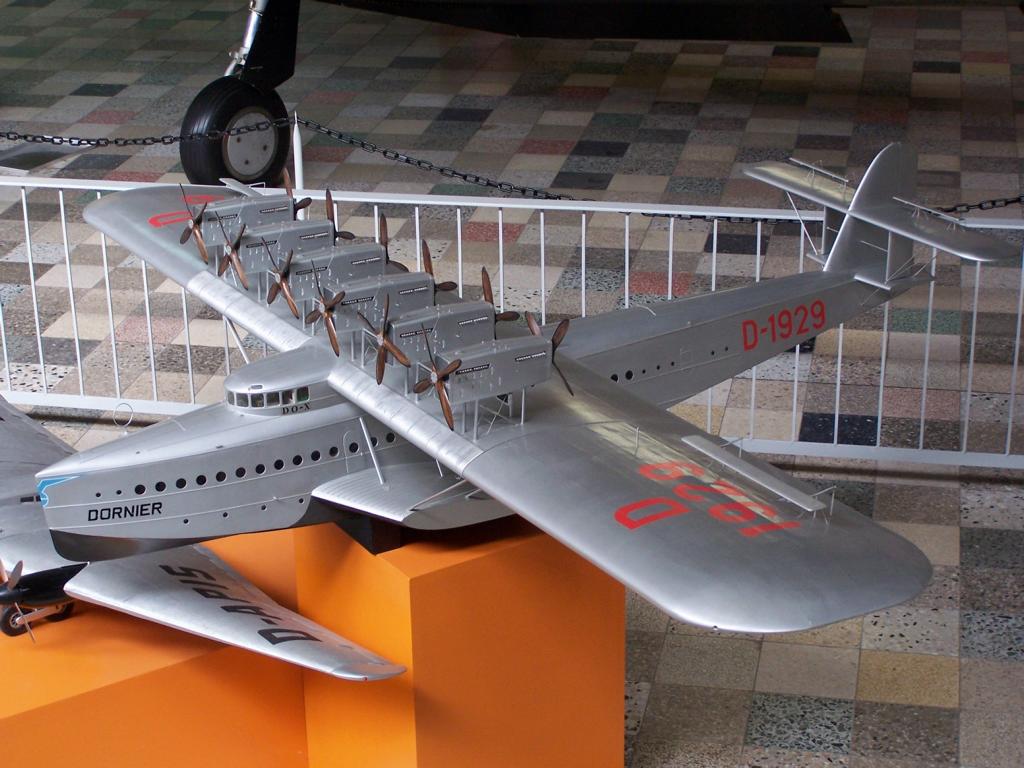 Modell einer Dornier Do X in der Flugausstellung Junior bei Hermeskeil (21.08.2006)