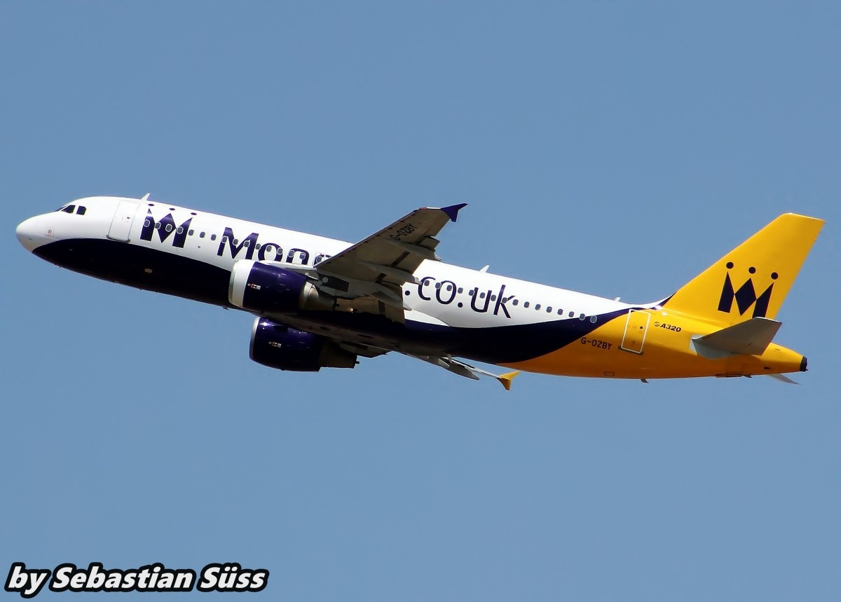 Monarch A320 G-OZBY @ PMI. 30.6.14