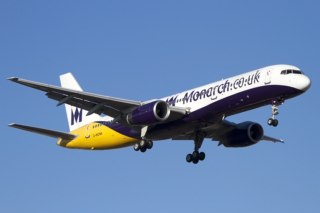 Monarch Airlines, G-MONK, Boeing, B757-2T7, 02.03.2014, GVA, Geneve, Switzerland 



