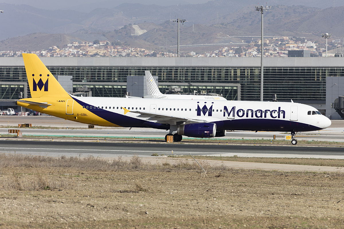 Monarch Airlines, G-OZBL, Airbus, A321-231, 28.10.2016, AGP, Malaga, Spain

