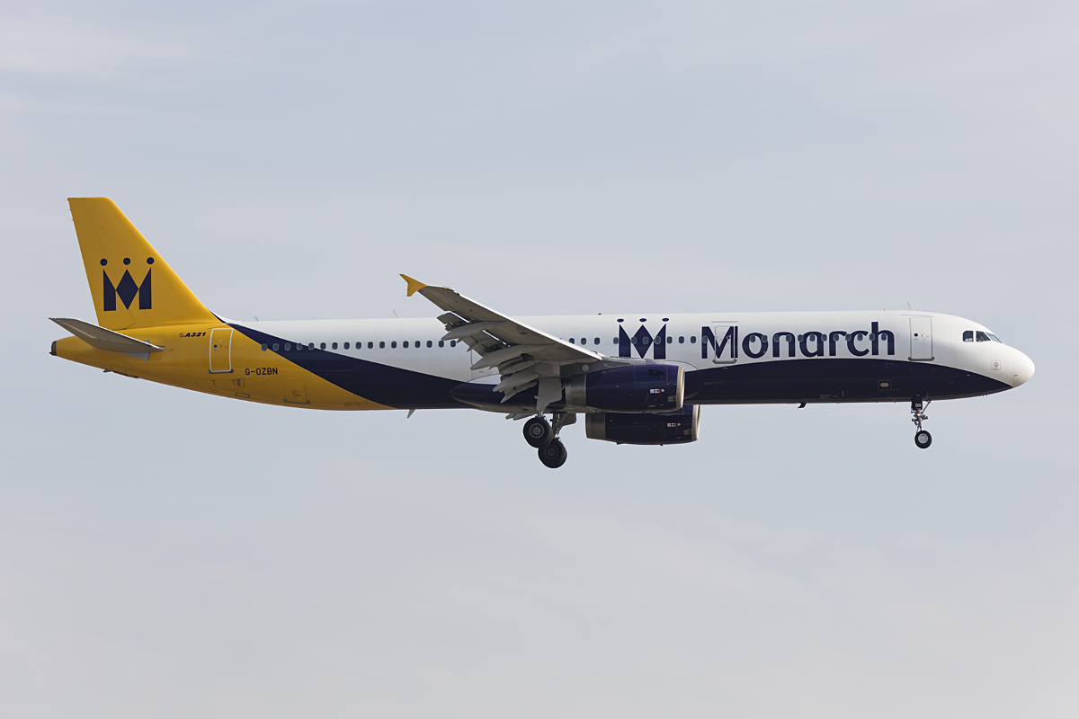 Monarch Airlines, G-OZBN, Airbus, A321-231, 18.10.2016, AGP, Malaga, Spain




