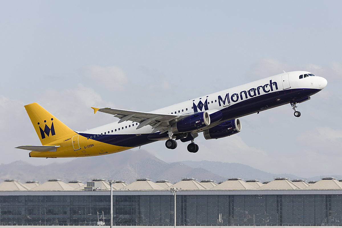 Monarch Airlines, G-OZBN, Airbus, A321-231, 28.10.2016, AGP, Malaga, Spain

