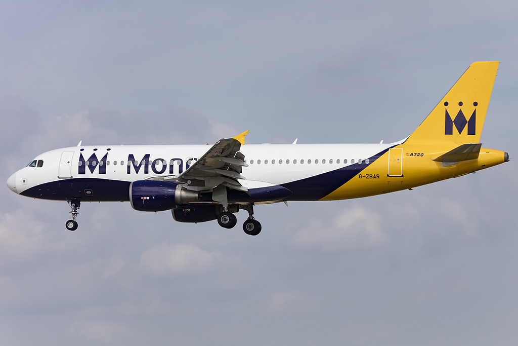 Monarch Airlines, G-ZBAR, Airbus, A320-214, 26.09.2015, BCN, Barcelona, Spain 



