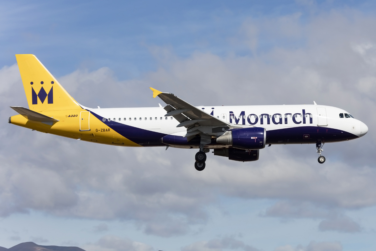 Monarch Airlines, G-ZBAR, Airbus, A320-214, 17.04.2016, ACE, Arrecife, Spain 



