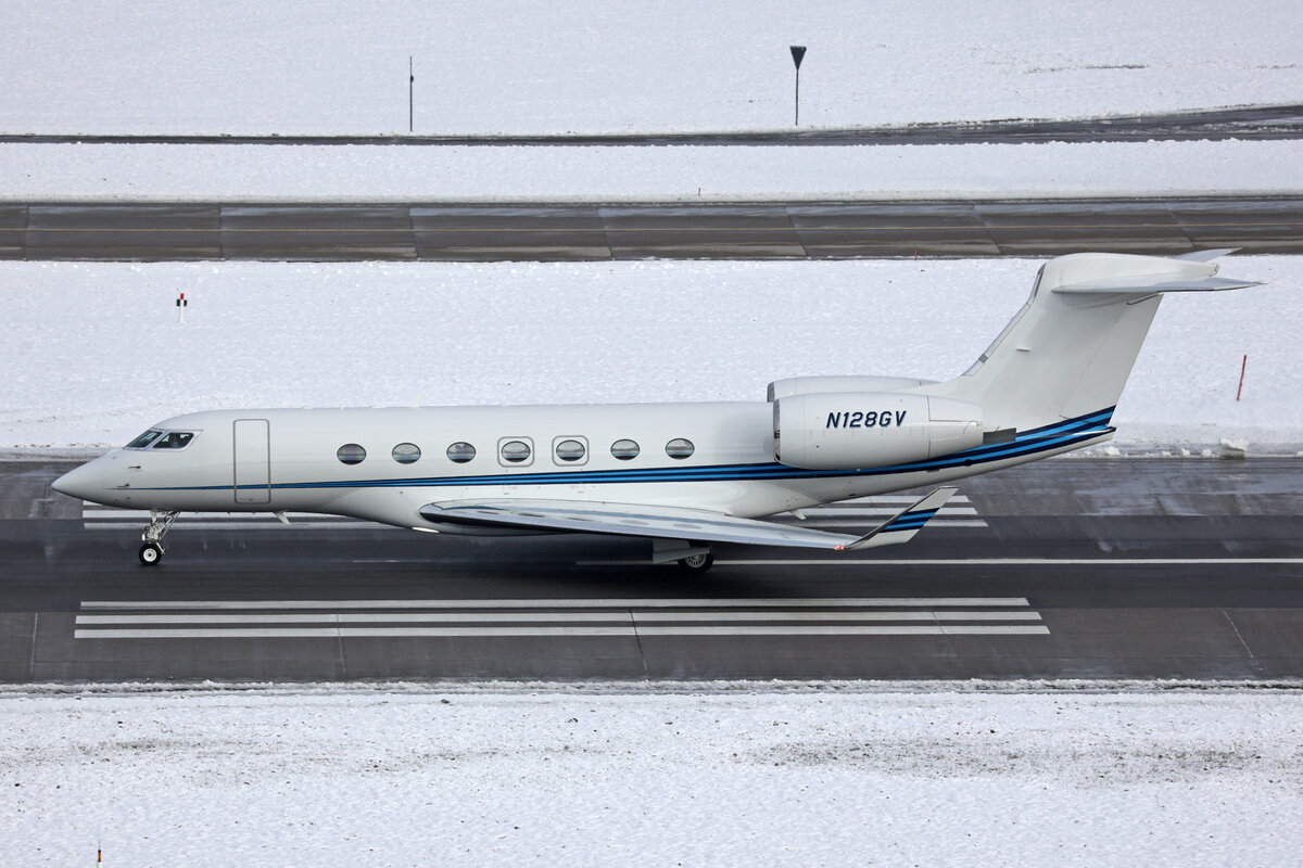 Morgan Stanley Services Group Inc., N128GV, Gulfstream G600, msn: 73083, 19.Januar 2024, ZRH Zürich, Switzerland.