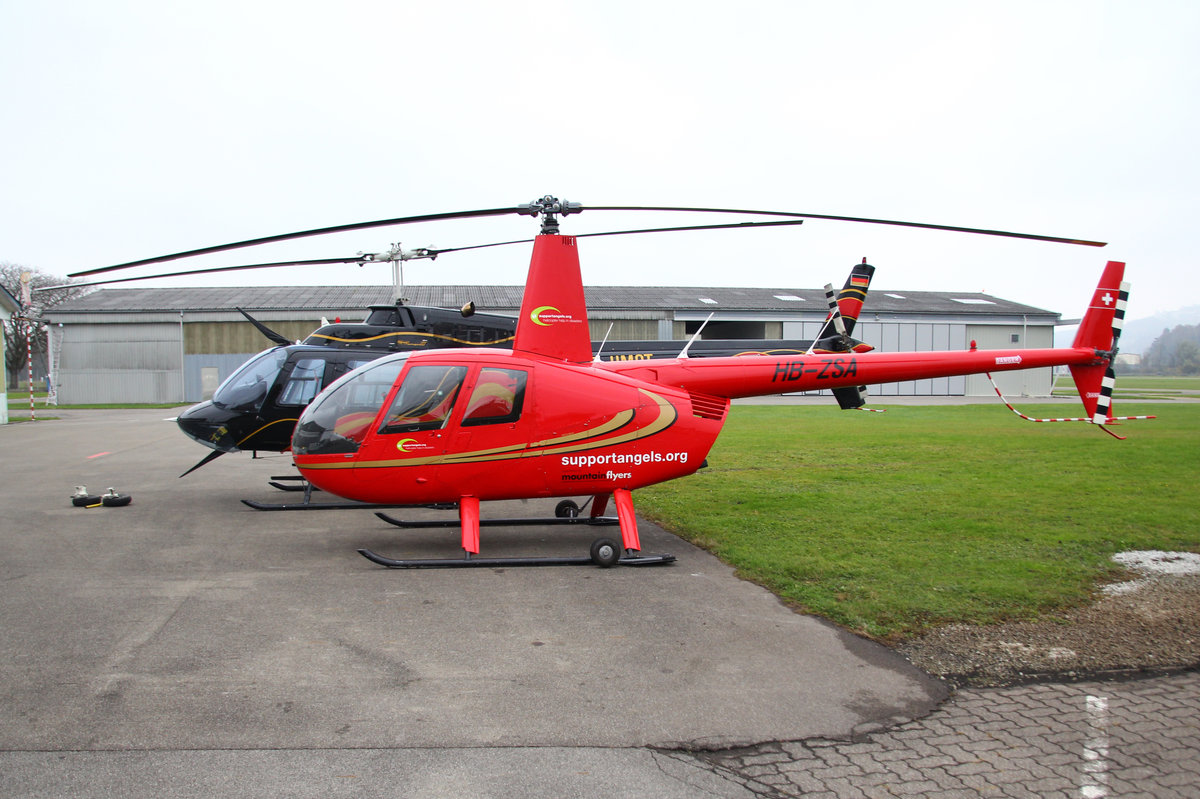 Mountain Flyers, HB-ZSA, Robinson R44, 14.November 2016, ACH Altenrhein, Switzerland.
