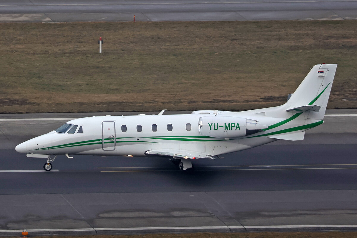 MPC Holding, YU-MPA, Cessna 560XL Citation XLS+, msn: 560-6185, 23.Januar 2026, ZRH Zürich, Switzerland.