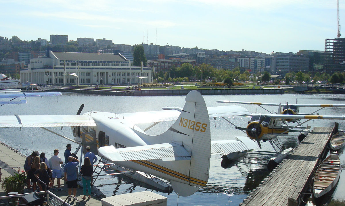 N3215S, De Havilland DHC-3 Turbine Otter, Seattle Lake Union Seaplane Base (W55), WA, USA