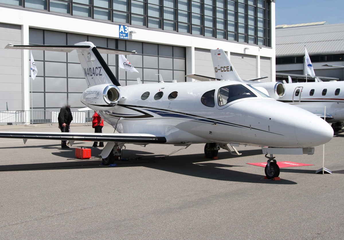 N404CZ, Cessna, 510 Citation Mustang, 24.04.2013, Aero 2013 (EDNY-FDH), Friedrichshafen, Germany