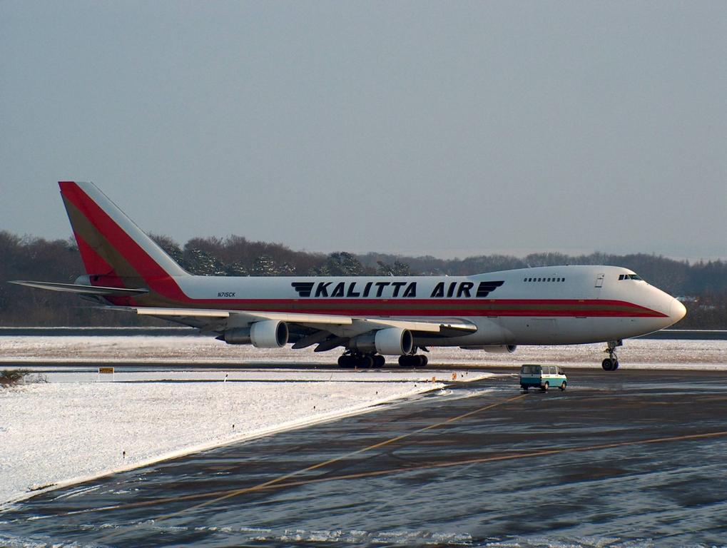 N715CK, Boeing 747-209B von Kalitta Air am 29.02.2004 in Luxembourg