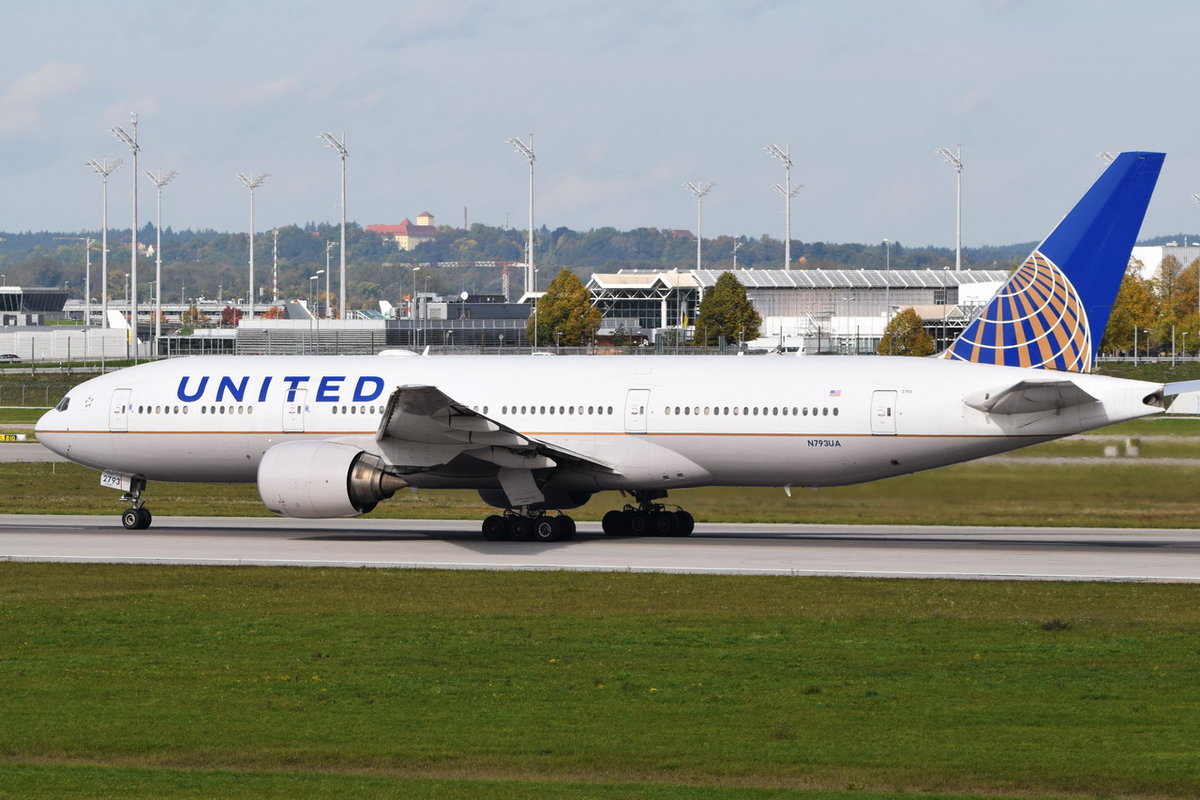 N793UA United Airlines Boeing 777-222(ER)  , MUC , 04.10.2017