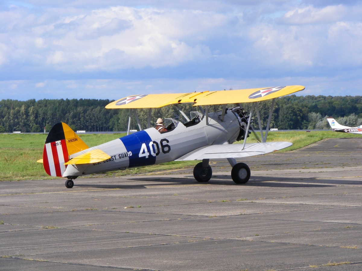 N9051N, PT-17 Boeing Stearman, Leipzig-Altenburg Airport (EDAC), 5.9.2015