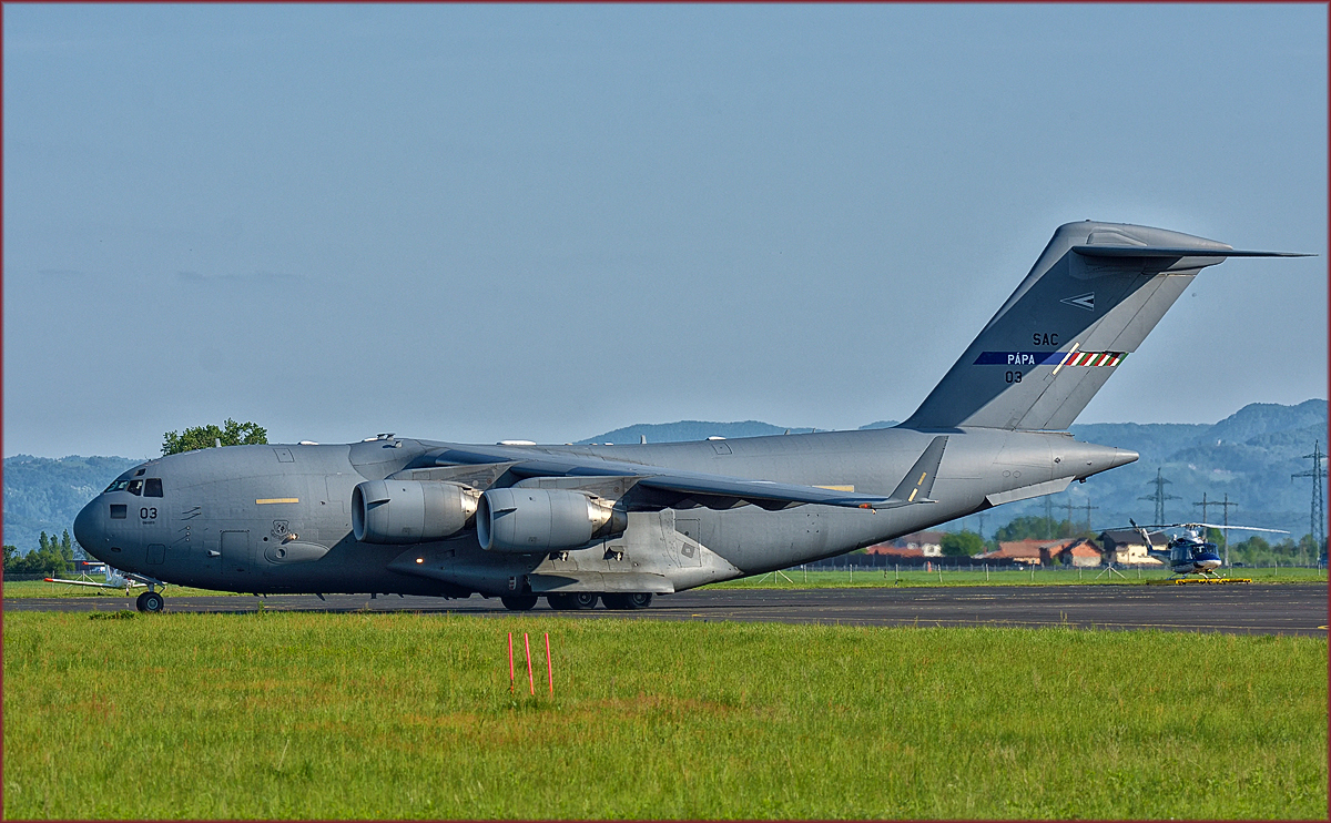 NATO HAW, SAC PAPA 03; Boeing C-17; Maribor MBX; 27.4.2018