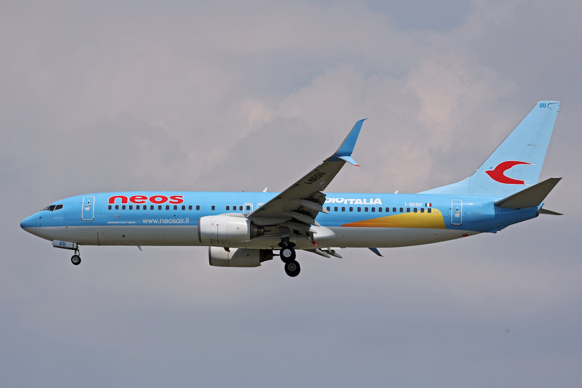 NEOS, I-NEOU, Boeing B737-86N, msn: 29887/1263, 05.Juli 2024, MXP Milano Malpensa, Italy.