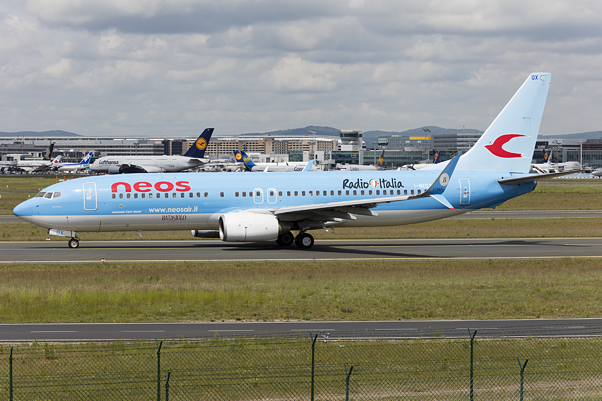Neos, I-NEOX, Boeing, B737-86N-WL, 21.05.2016, FRA, Frankfurt, Germany

