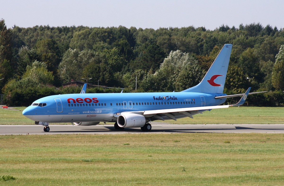NEOS,I-NEOZ,(c/n 34257),Boeing 737-86N(WL),04.09.2014,HAM-EDDH,Hamburg,Germany