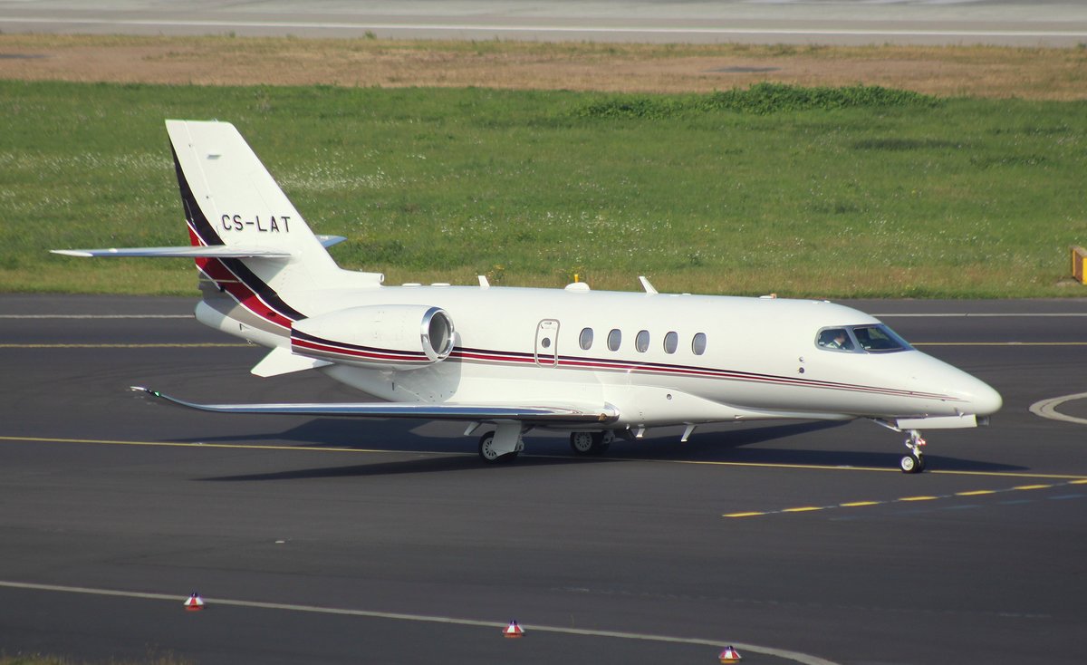 Net Jets Europe, CSLAT, Cessna 680 Citation Latitude, 01.09.2016, DUS