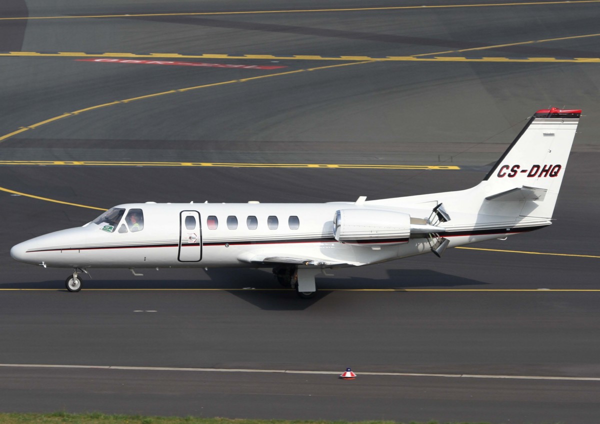 NetJets Europe, CS-DHQ, Cessna, 550 B Citation Bravo, 02.04.2014, DUS-EDDL, Dsseldorf, Germany