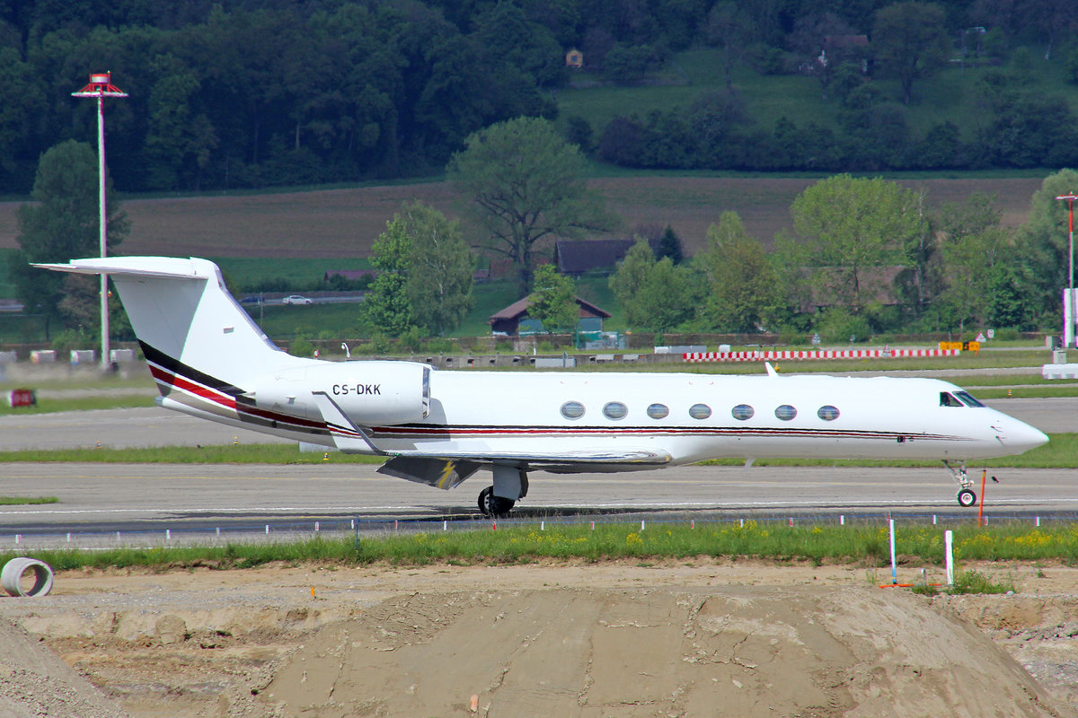 NetJets Europe, CS-DKK, Gulfstream GV-SP, 13.Mai 2017, ZRH Zürich, Switzerland.