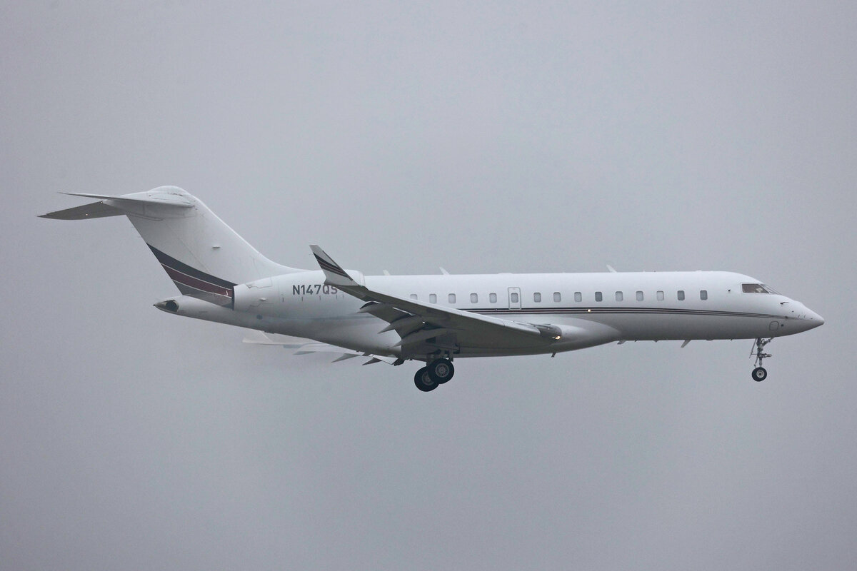 NetJets, N147QS, Bombardier Global 6000, msn: 9632, 20.Januar 2025, ZRH Z�rich, Switzerland.