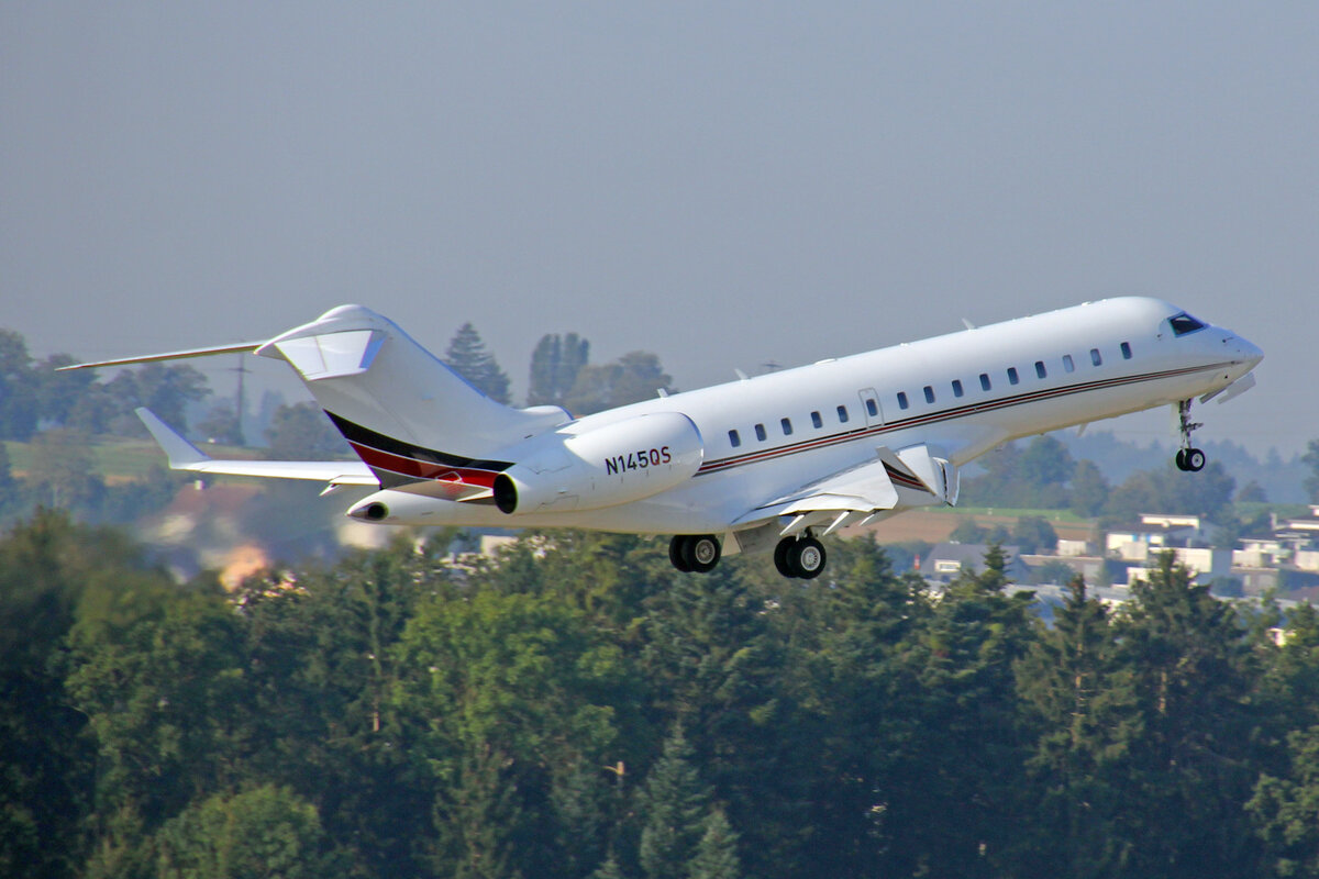 NetJets USA, N145QS, Bombardier Global 6000, msn: 9598, 04.September 2021, ZRH Zürich, Switzerland.