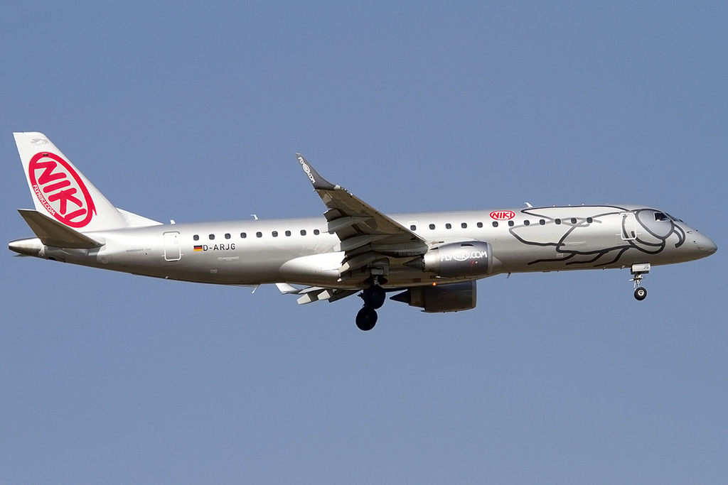 Niki, D-ARJG, Embraer, ERJ-190, 28.09.2013, FRA, Frankfurt, Germany 



