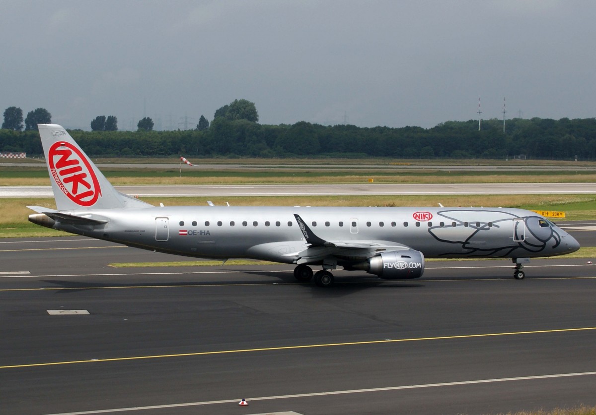 Niki, OE-IHA  Samba , Embraer, 190 LR, 01.07.2013, DUS-EDDL, Dsseldorf, Germany 