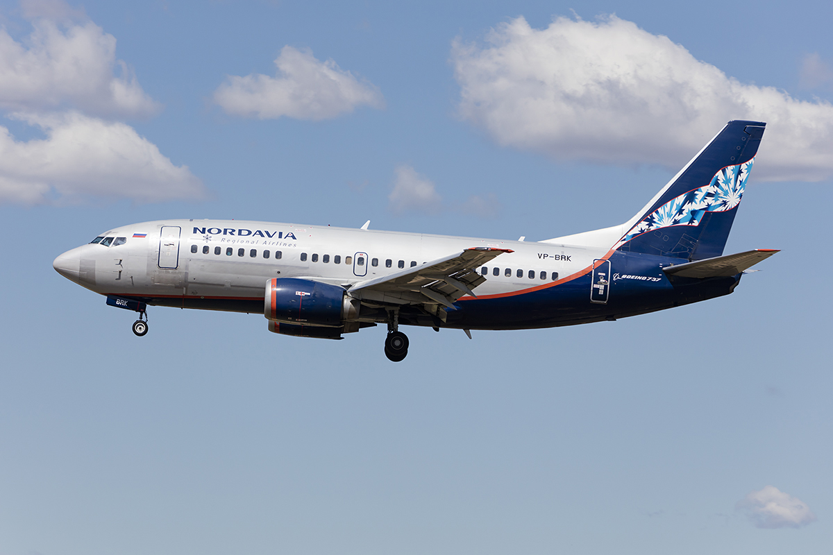 Nordavia, VP-BRK, Boeing, B737-5Y0, 10.09.2017, BCN, Barcelona, Spain



