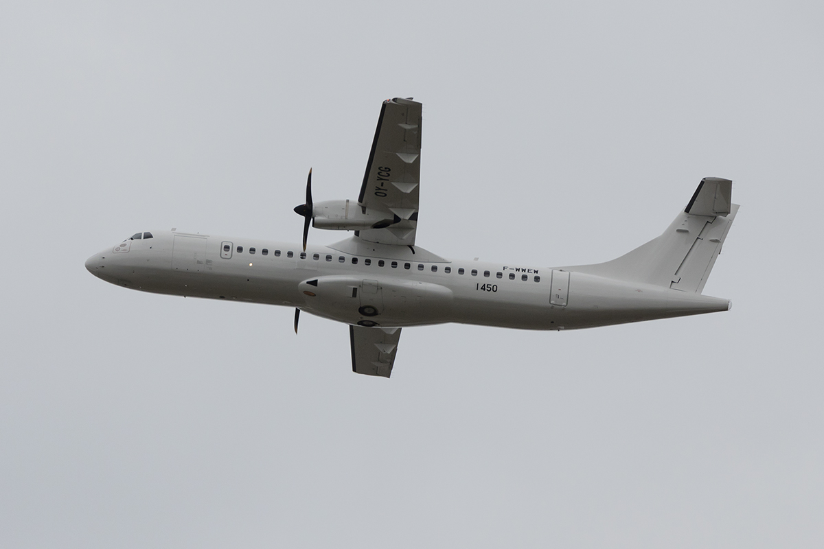 Nordic Aviation Capital, F-WWEW ( later: OY-YCG ), ATR, 72-212A, 07.09.2017, TLS, Toulouse, France 



