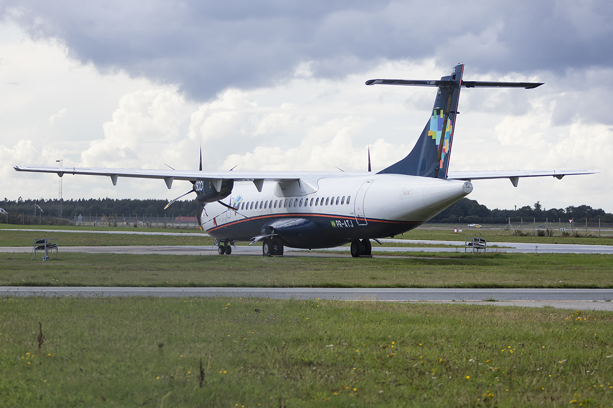 Nordic Aviation Capital, PR-ATJ, ATR, 72-212A, 24.08.2018, BLL, Billund, Denmark 


