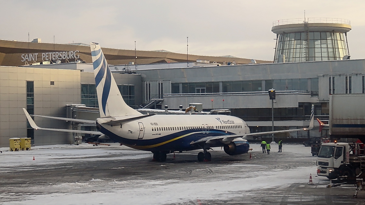 NordStar Airlines VQ-BDO - Boeing 737-8K5 - in Pulkovo, 8.2.2018