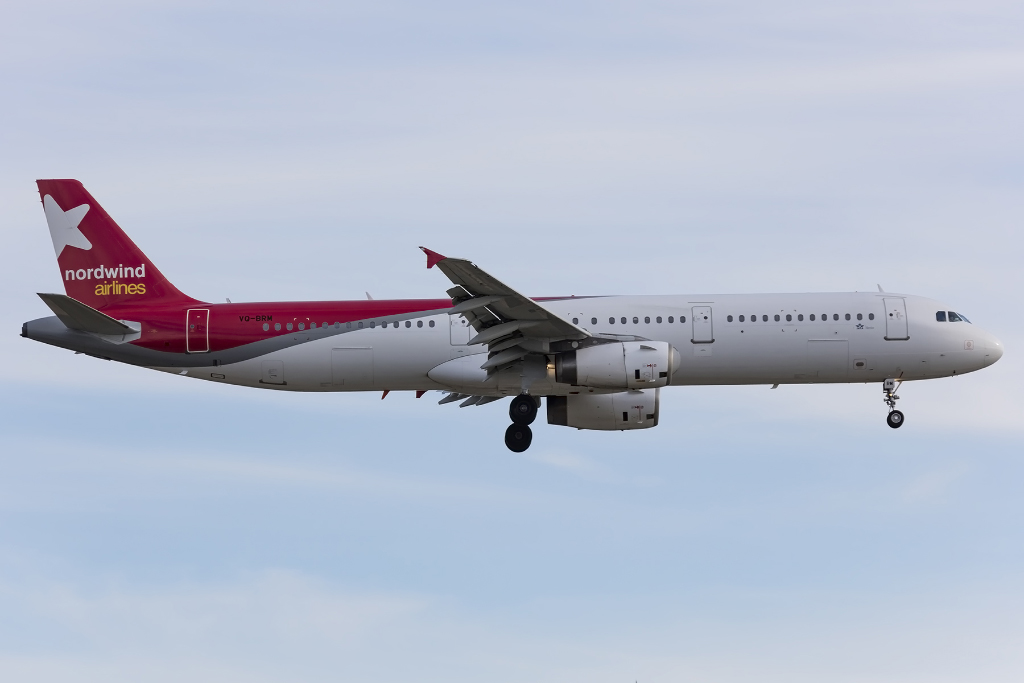 Nordwind, VQ-BRM, Airbus, A321-231, 26.09.2015, BCN, Barcelona, Spain 



