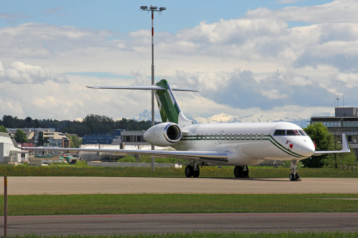 Noristevo Investments Ltd., M-FINE, Bombardier Global 5000, 13.Mai 2017, ZRH Zürich, Switzerland.