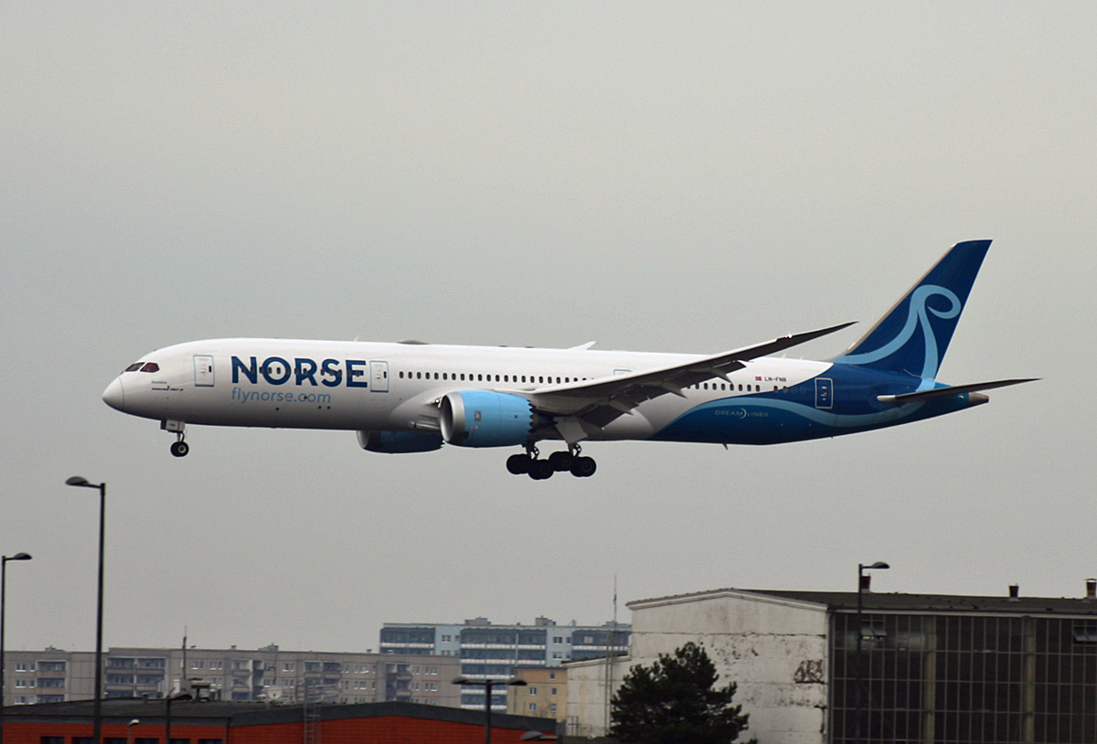 Norse Atlantic Airways, Boeing B 787-9 Dreamliner, LN-FNB, BER, 16.02.2024