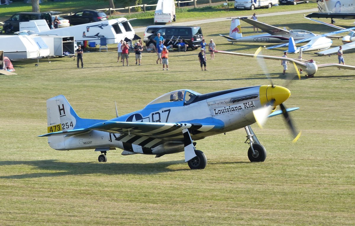 North American P-51 Mustang, N 6328T, Kirchheim/Teck-Hahnweide (EDST), 10.9.2016