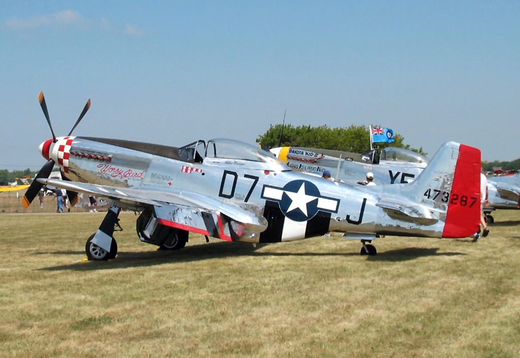 North American P-51D Mustang USAF-Nr. 473287 in Oshkosh - Ende 24.07.2007