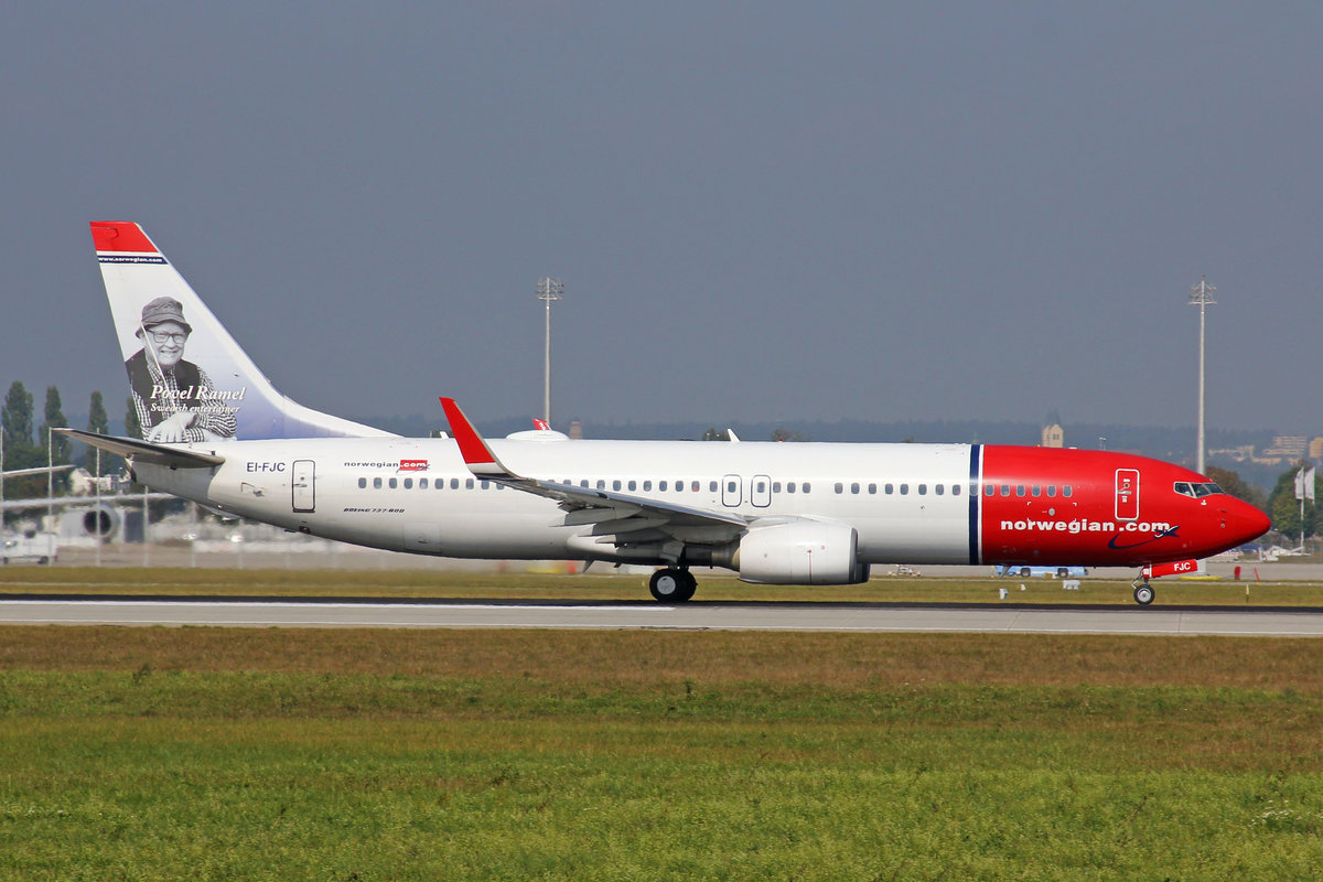 Norwegian Air International, EI-FJC, Boeing 737-81D, 24.September 2016, MUC München, Germany.