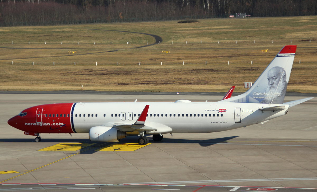 Norwegian Air International, EI-FJG,MSN 37818, Boeing 737-8JP (WL), 24.02.2018, CGN-EDDK, Köln-Bonn, Germany (Name: Christian Krohg) 