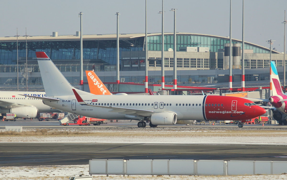Norwegian Air International, EI-FJN, MSN 41152, Boeing 737-8JP (WL),  03.03.2018, HAM-EDDH, Hamburg, Germany 
