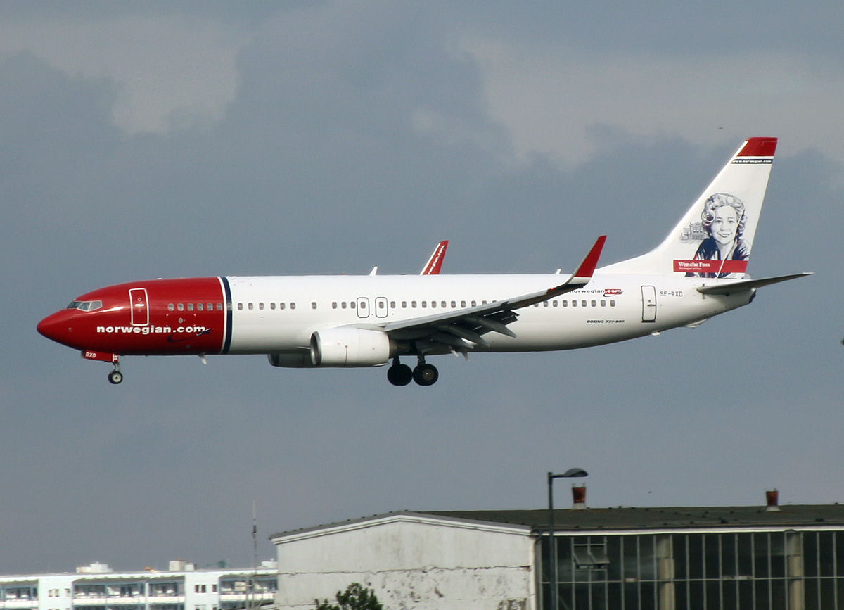 Norwegian Air Sweden, Boeing B 737-86N, SE-RXD, BER, 13.02.2024