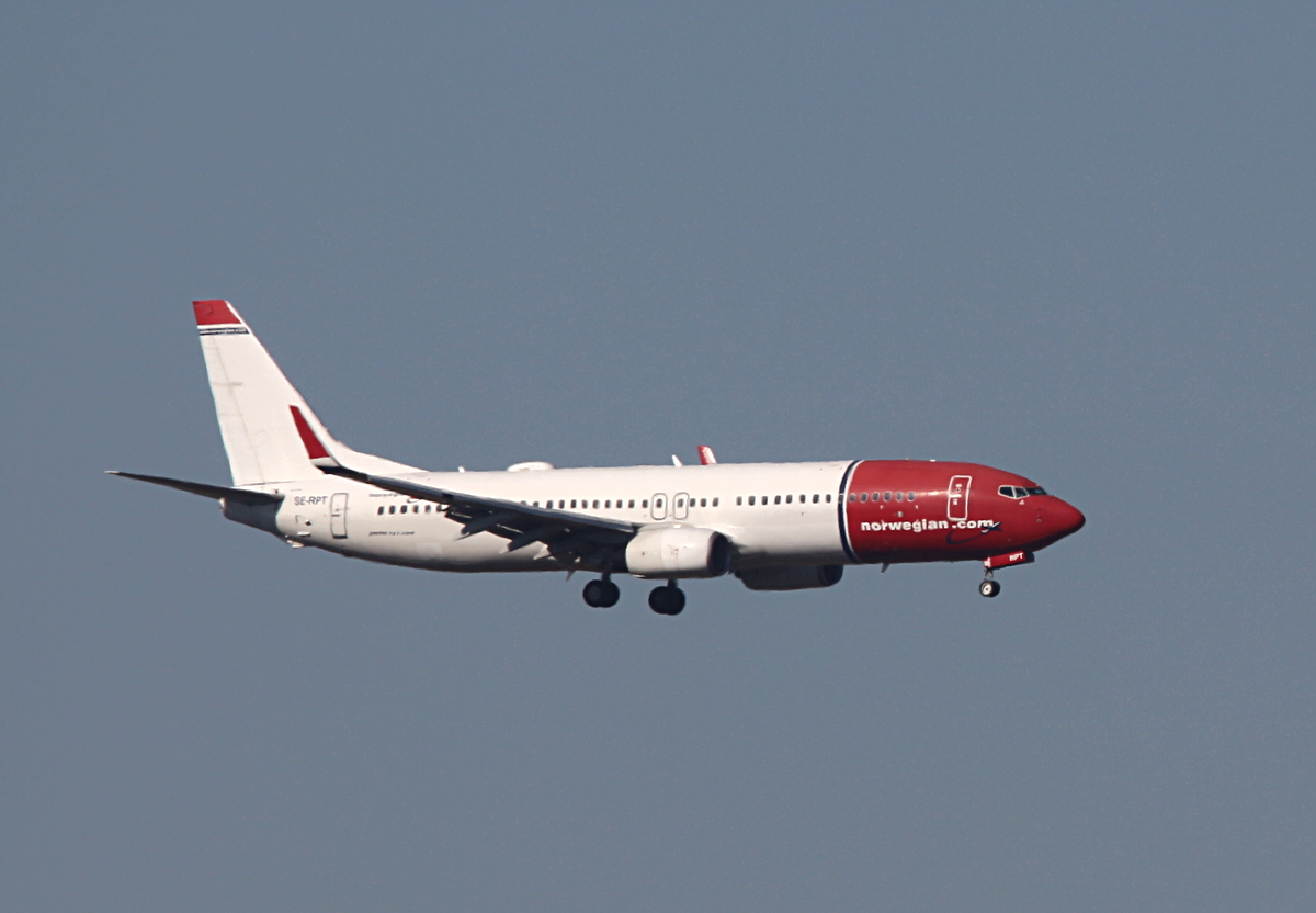 Norwegian Air Sweden, Boeing B 737-8JP, SE-RPT, BER, 06.03.2026