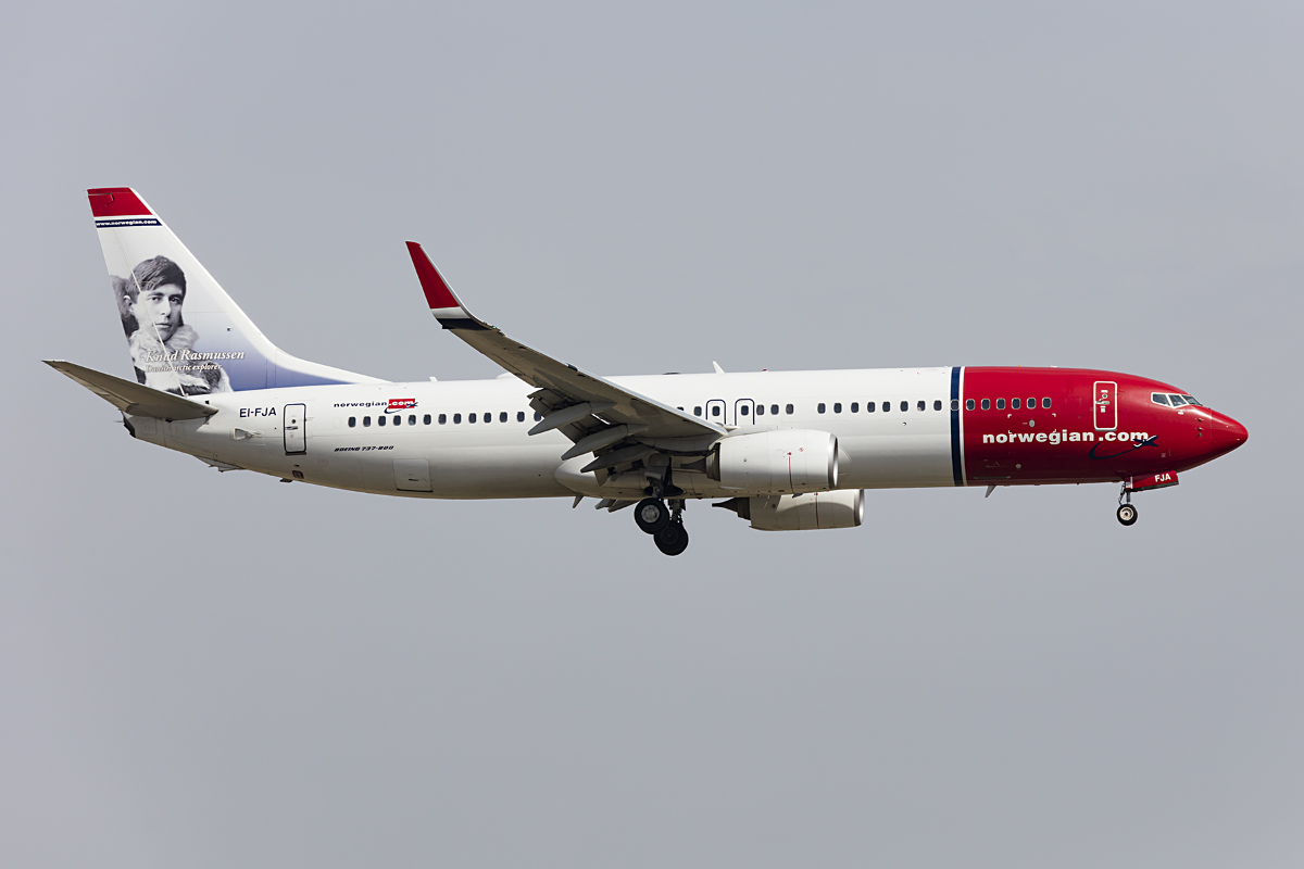 Norwegian, EI-FJA, Boeing, B737-8JP, 18.10.2016, AGP, Malaga, Spain 


