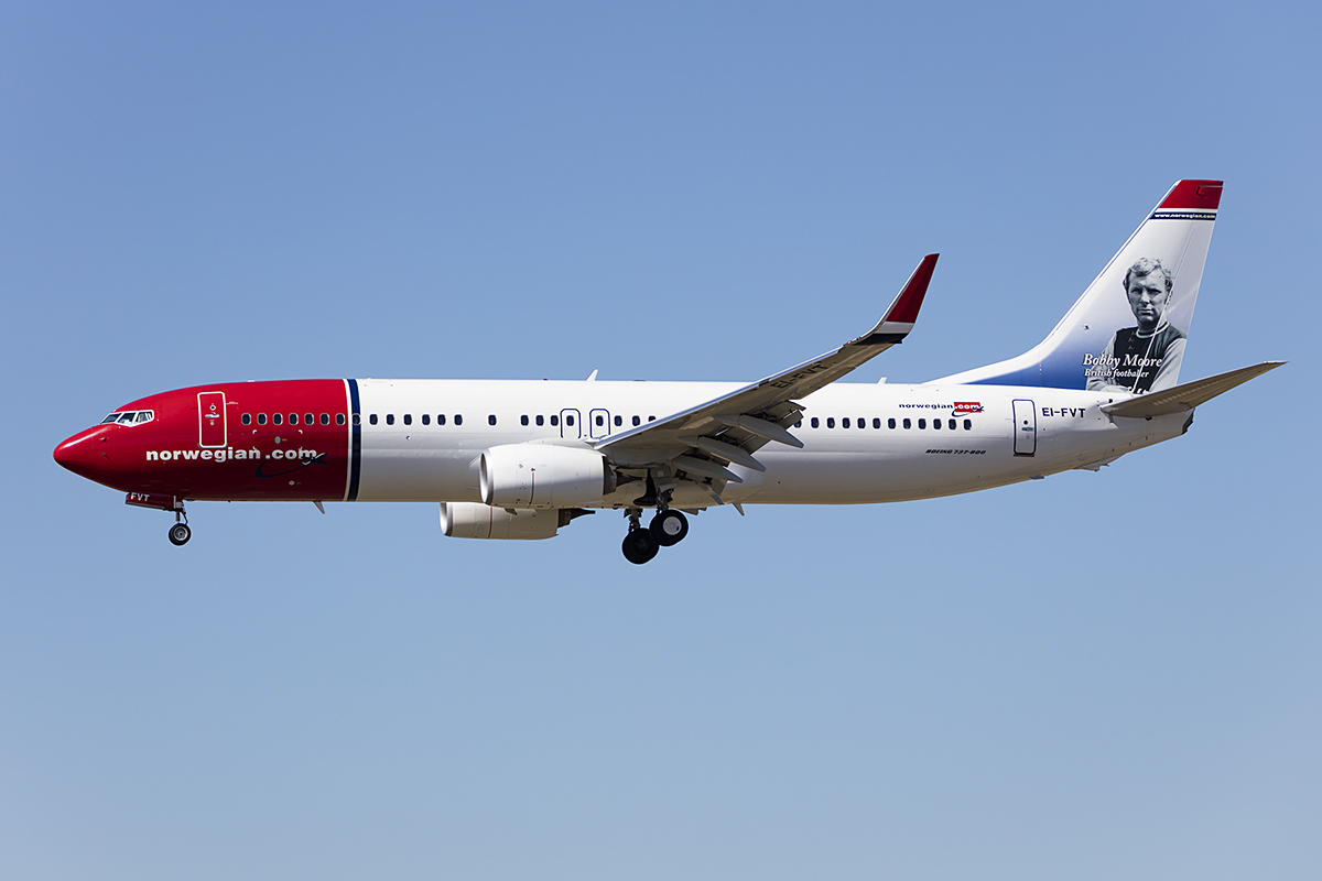 Norwegian, EI-FVT, Boeing, B737-8JP, 13.09.2017, BCN, Barcelona, Spain 


