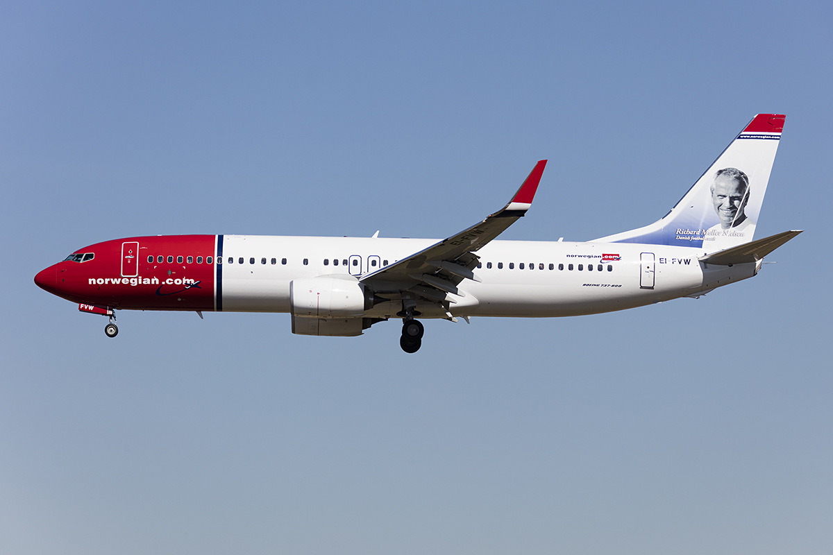Norwegian, EI-FVW, Boeing, B737-8JP, 13.09.2017, BCN, Barcelona, Spain



