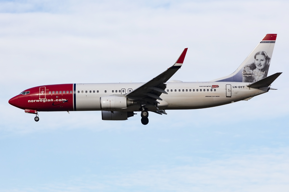 Norwegian, LN-DYT, Boeing, B737-8JP, 08.01.2016, MUC, München, Germany 




