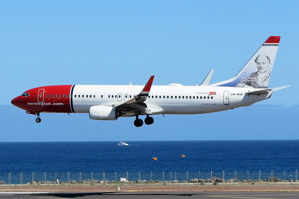 Norwegian, LN-NIA, Boeing, B737-8JP, 16.03.2015, ACE, Arrecife, Spain 





