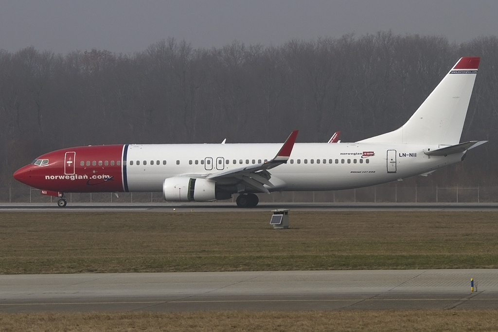 Norwegian, LN-NII, Boeing, B737-8JP, 12.02.2015, GVA, Geneve, Switzerland 




