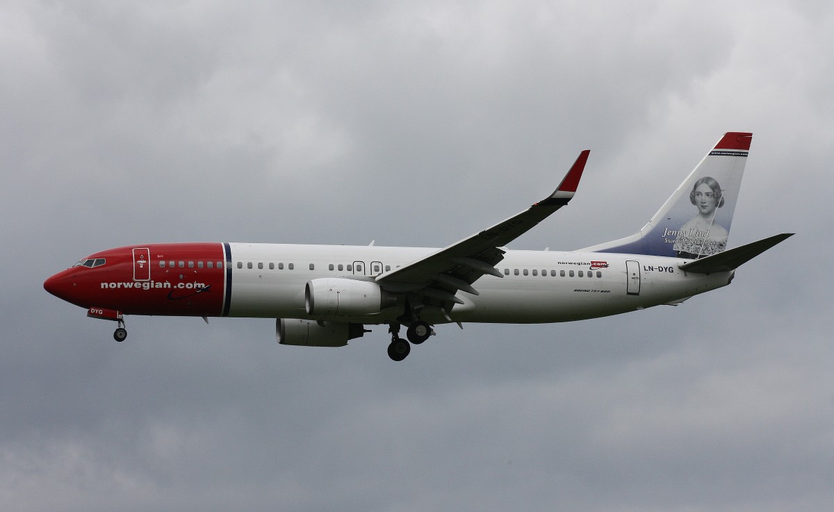 Norwegian,LN-DYG,(c/n39165),Boeing 737-8JP(WL),04.05.2014,HAM-EDDH,Hamburg,Germany(cs:Jenny Lind)